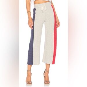 SUNDRY Side Stripe Wide Leg Sweatpants